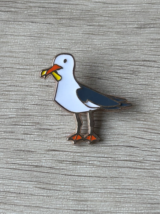 Pin's mouette voleuse