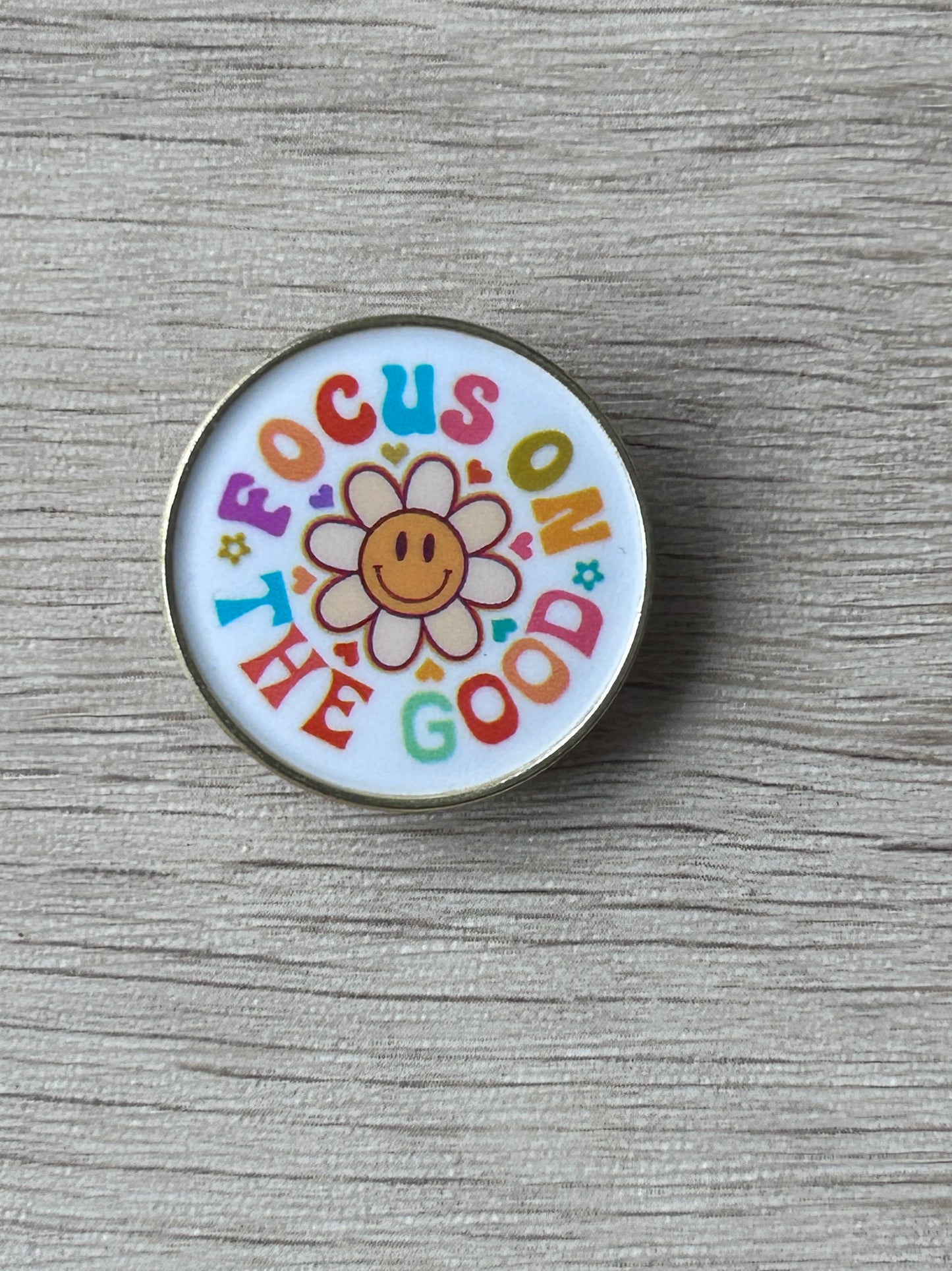 Pin's Focus on the Good