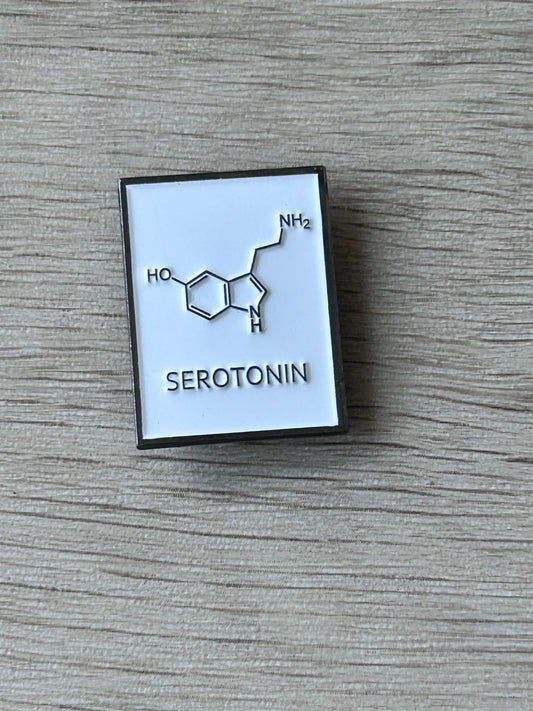 Pin's molécule Sérotonine