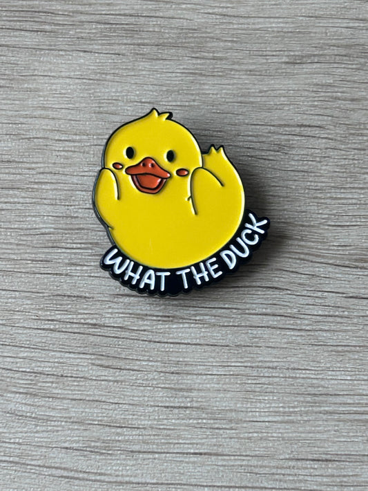 Pin's canard « What The Duck »
