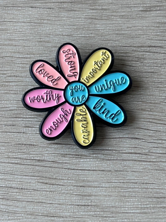 Pin's fleur « You Are...»