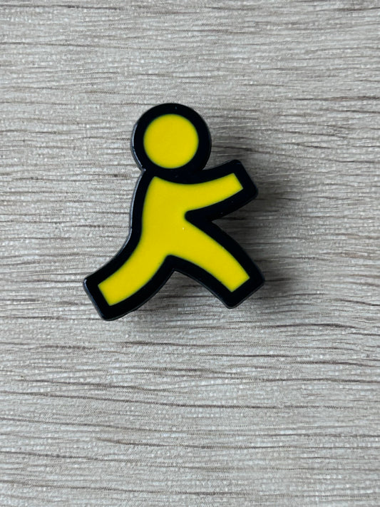 Pin's AOL Running Man