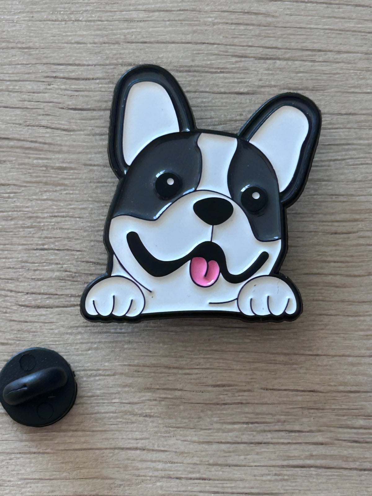 Pin's bouledogue français kawaii