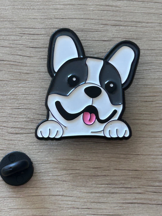 Pin's bouledogue français kawaii